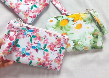 🩷 Designed Cotton Pouch