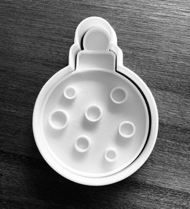 Christmas Ball 2-in-1 Cookie Cutter