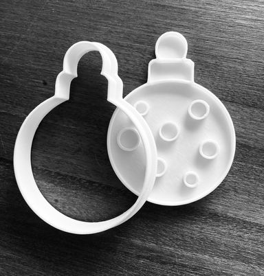 Christmas Ball 2-in-1 Cookie Cutter