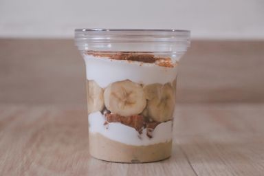 Banana Biscoff Pudding
