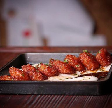 Maple Glazed Shrimps