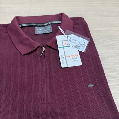 VEE TRACK ZIP COLLAR SET - WHINE