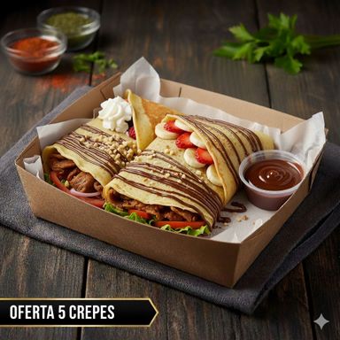 OFERTA 5 CREPES