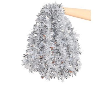 Christmas silver Tinsel