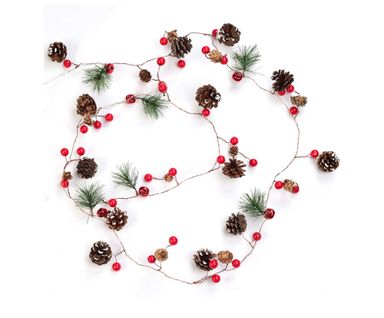 Lighted Christmas Garland