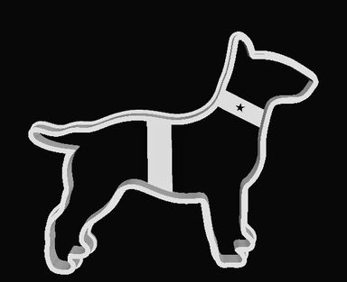 Bull Terrier Cookie Cutter 