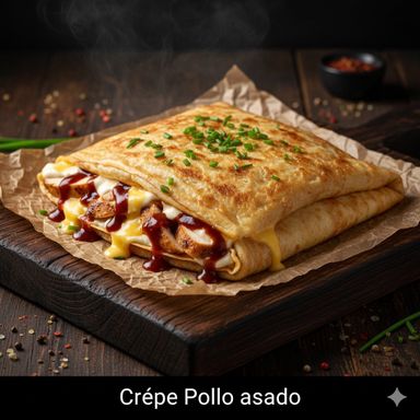 Crepe Pollo asado