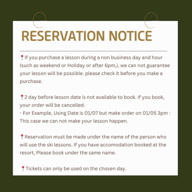 2H YONGPYONG PRIVATE SKI LESSON