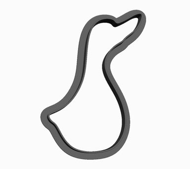 Duck outline Cookie Cutter   