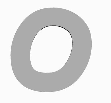 O (alphabet) Cookie Cutter                        