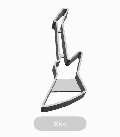 Guitar 2 Cookie Cutter             