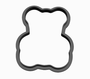 Teddy Bear 2 in 1 Cookie Cutter       