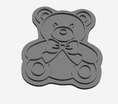 Teddy Bear 2 in 1 Cookie Cutter       