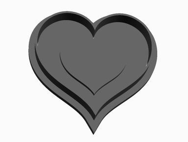 Love Heart 2 Cookie Cutter                  