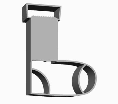 Christmas Sock 2 Cookie Cutter                    