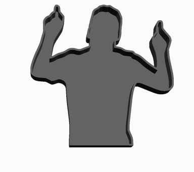 Soccer Player 1 Cookie Cutter                   