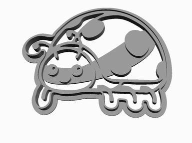 Lady Bug outline Cookie Cutter                 