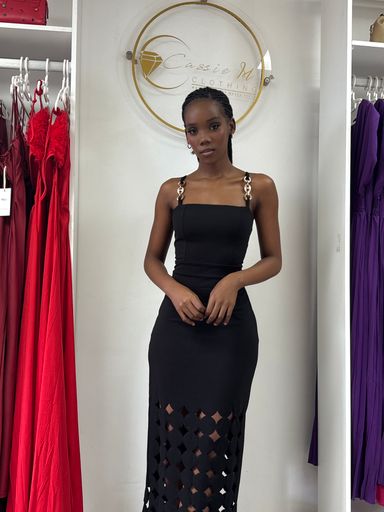 Cut -out couture gown