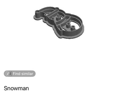 Snowman Cookie Cutter             
