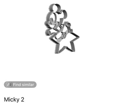 Mickey 2 Cookie Cutter   
