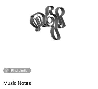 Music Notes Cookie Cutter        