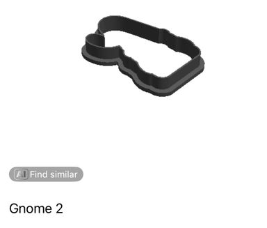 Nome B  2-in-1 Cookie Cutter  