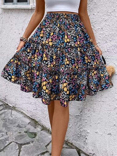 Saia (floral estampado)