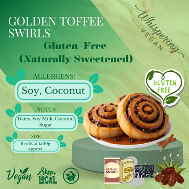 Golden Toffee Swirls