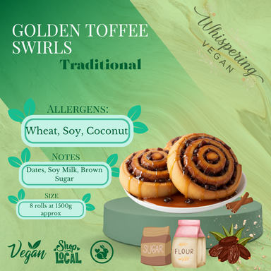 Golden Toffee Swirls