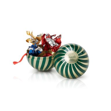 2025 XMAS BAUBLE GREEN TIN ALICE ASSORTED CHOCOLATES