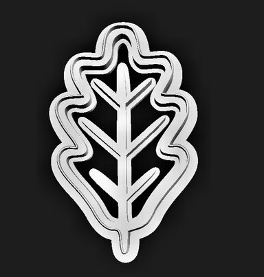Oak Leaf 2 Cookie Cutter   