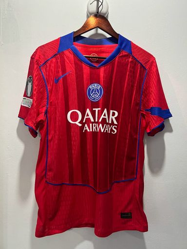 PSG 2025/25 Third Shirt (Red / Red / Blue)