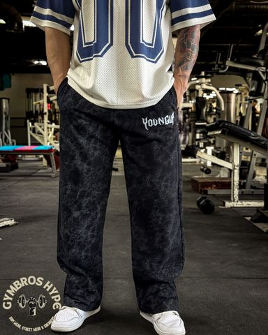 Pants YoungLA 'Mid' gray wash