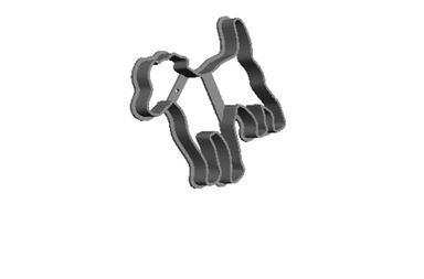 Jack-russel outline Cookie Cutter          