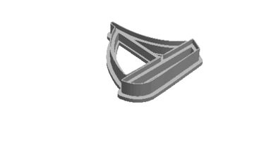 Sail Boat outline Cookie Cutter           