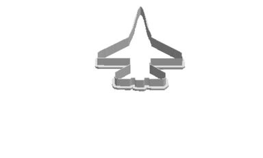 Jet F16 Cookie Cutter   
