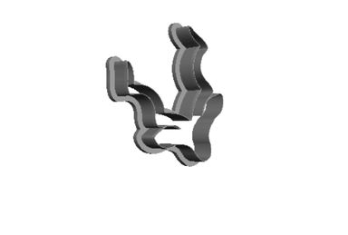 Kudu head outline Cookie Cutter        