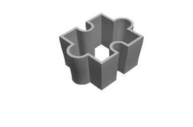 Jig Saw stackable outline Cookie Cutter        