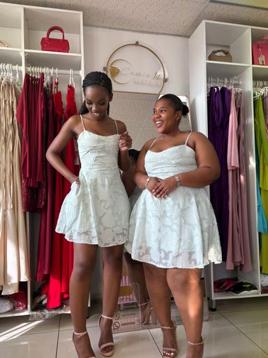 Fleur embroidered mini