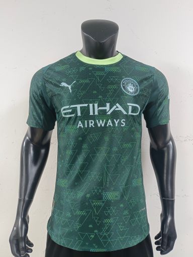 Manchester City 2025/26 Fourth Shirt (Green / Yellow)