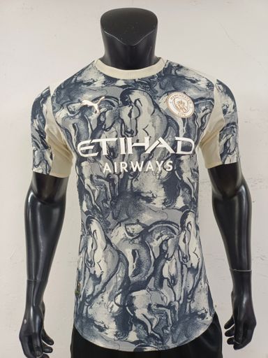 Manchester City 2025/26 Special Shirt (Off-white / Gray / Black)