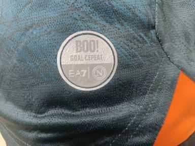 Napoli 2025/26 Halloween Shirt (Blue / Black / Orange)