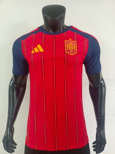 Spain 2026 Home Shirt (Red / Navy / Yellow)