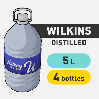Wilkins Distilled - 5L - PET x4