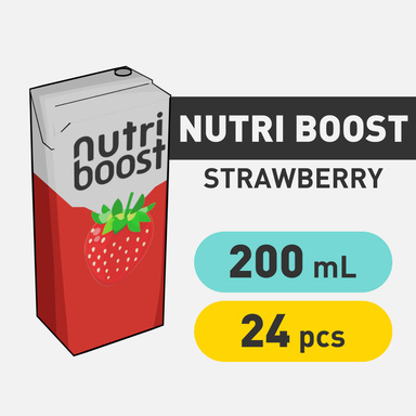 Nutriboost Strawberry - 200mL - TETRA x24