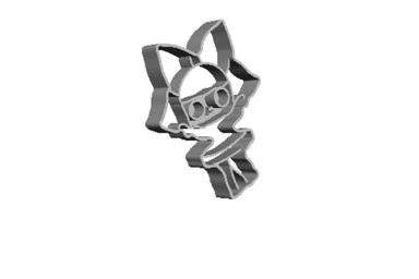 Loldoll outline Cookie Cutter               