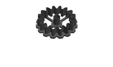 Gear 1 outline Cookie Cutter                    