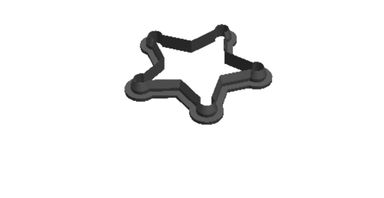  Toy Story Sheriff Badge outline Cookie Cutter    