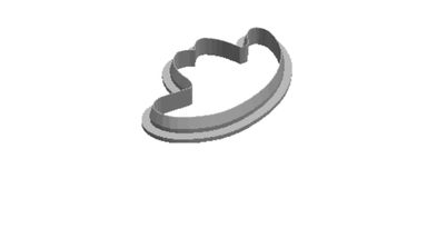 Toy Story Cowboy Hat outline Cookie Cutter