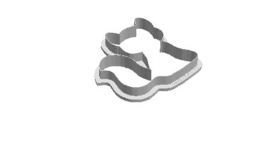 Forest Fox outline Cookie Cutter